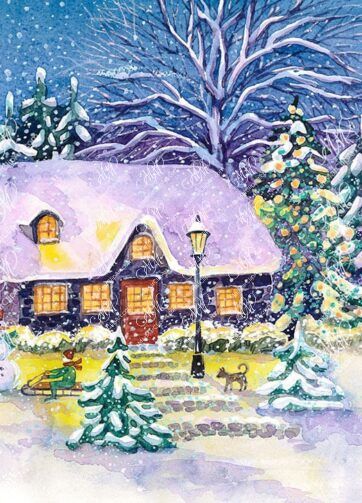 Merry Christmas Yeti Village Graphic by WatercolorWine · Creative