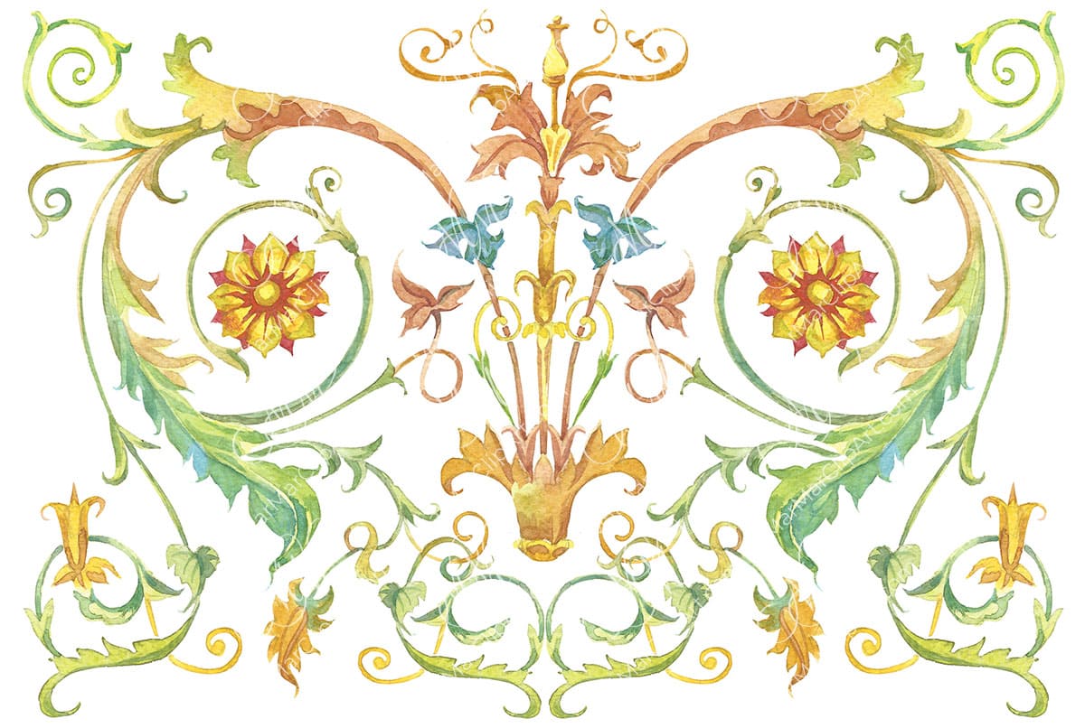 Italian　•　MarMarClipArt　baroque　ornament