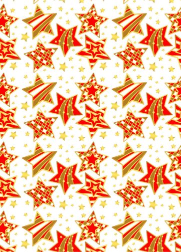 Seamless Christmas vector pattern: stars
