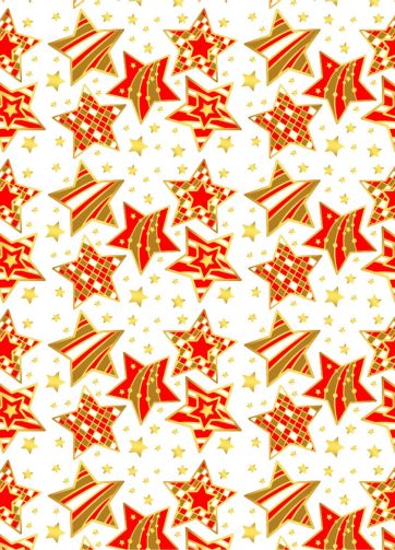 Seamless Christmas vector pattern: stars