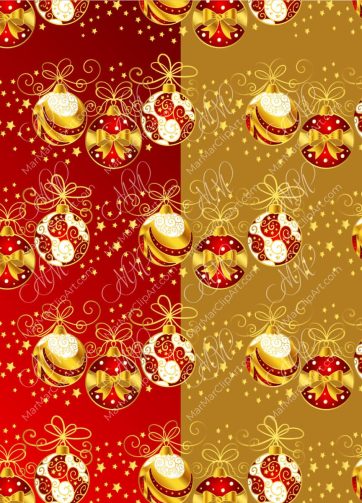 Christmas vector seamless pattern. Variants of color