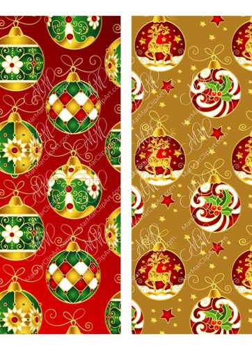 Set of Christmas seamless patterns