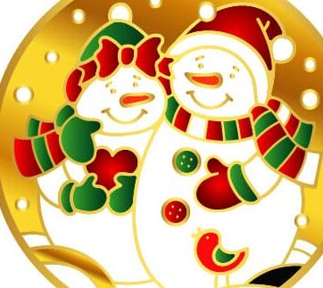 Santa Claus Christmas balls vector set fragment