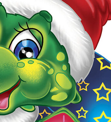 Christmas character Dragon fragment